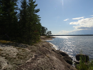 Looking to the southwest from the shores of 'pothole' island