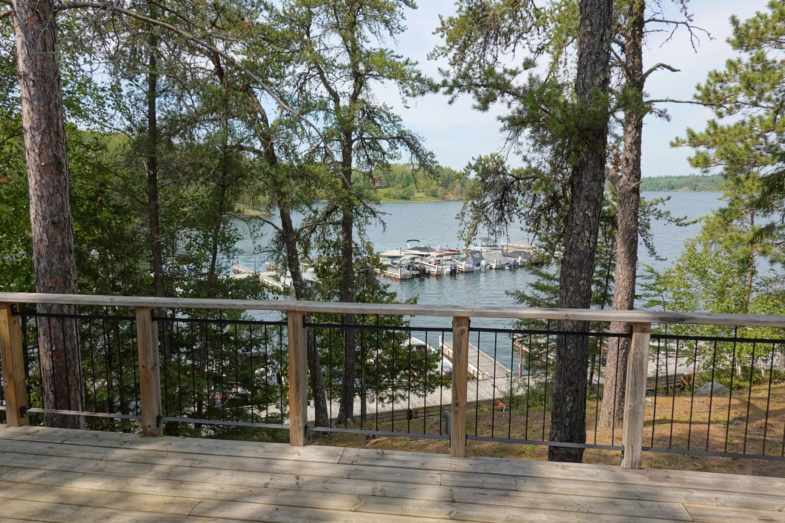 Private deck with a stunning view!
