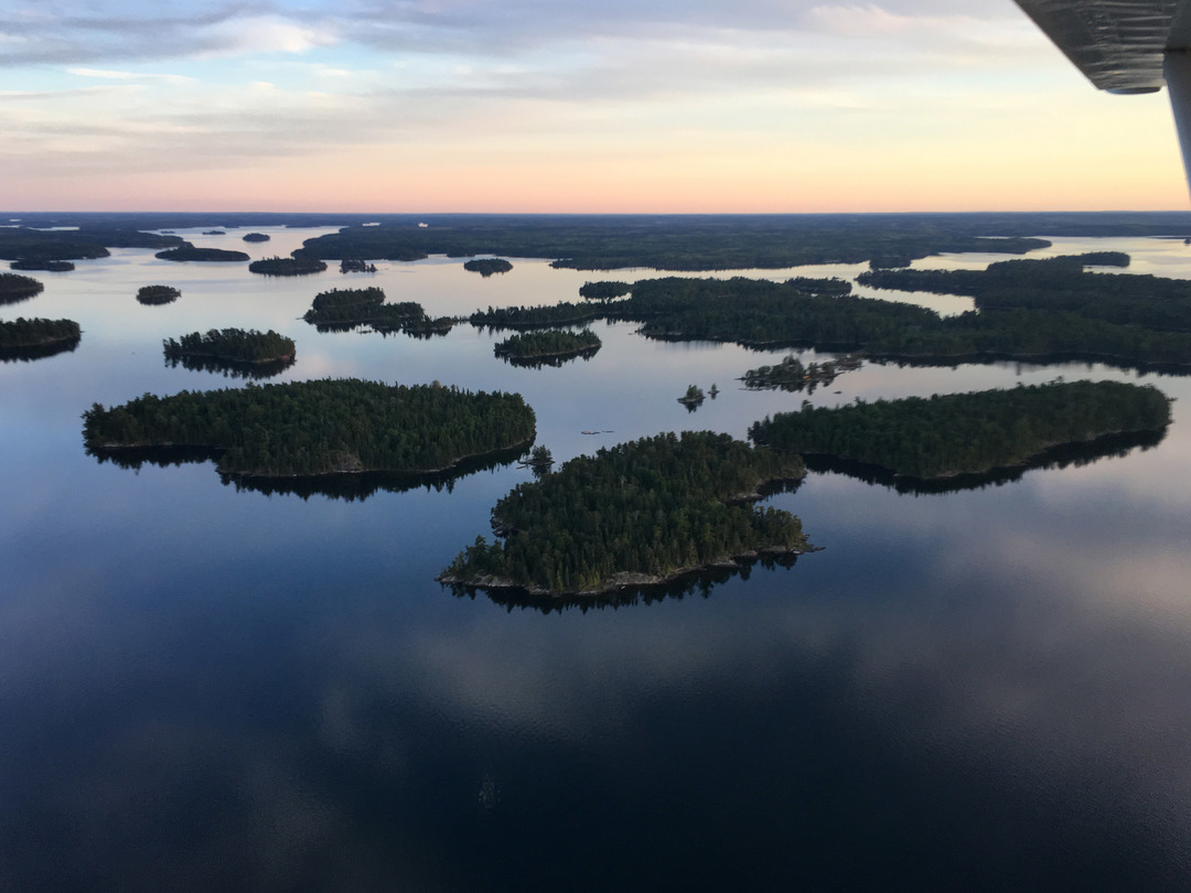 Looking at east Twin and surrounding island in Whitefish Bay, Images of