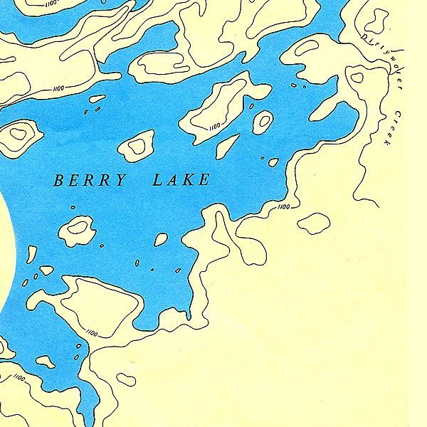 Berry Lake Northeast of Lake of the Woods